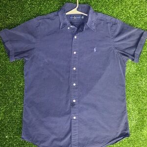 Medium navy blue Ralph Lauren button down